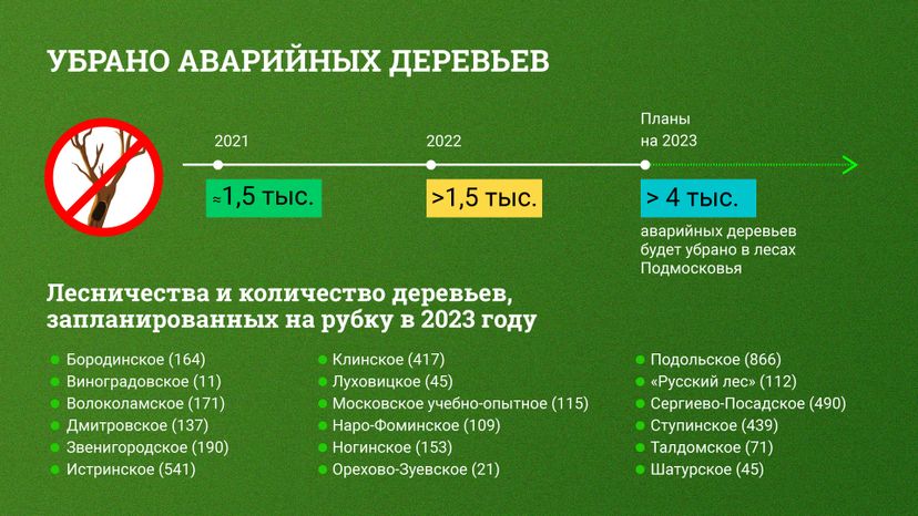 Аварийные деревья