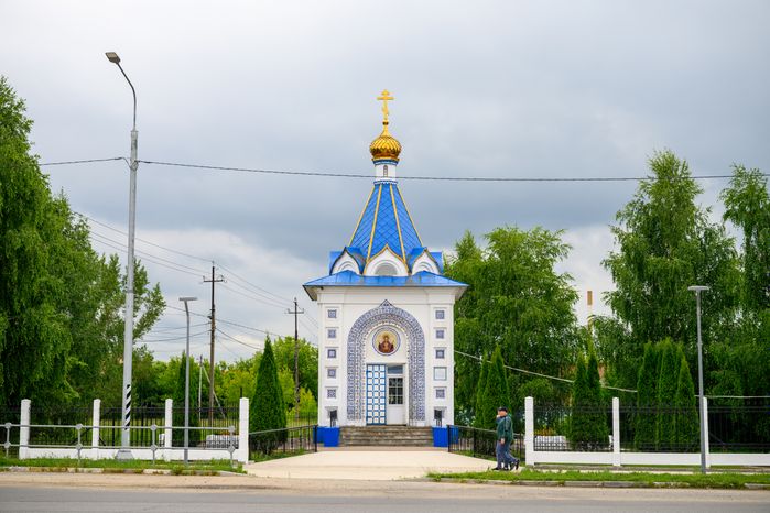 Часовня иконы Божией Матери «Воспитание» в селе Новохаритоново Раменского округа
