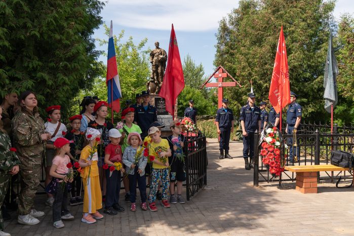 Деревня Слобода. Перезахоронение солдат ВОВ