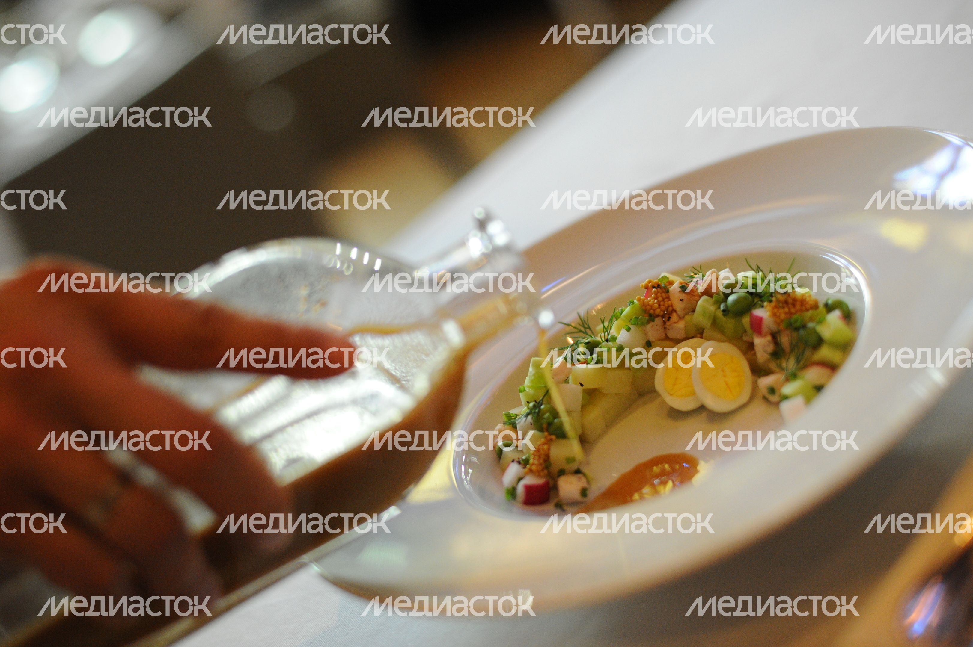 Приготовление окрошки