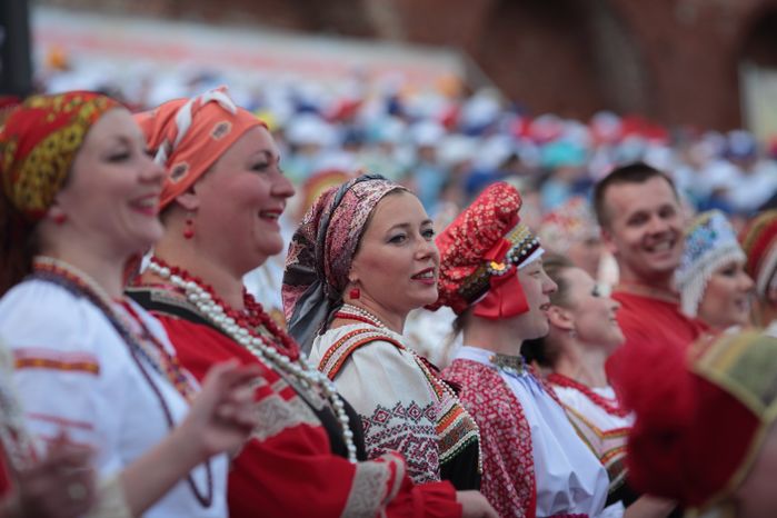 Тысячный хор в Коломне