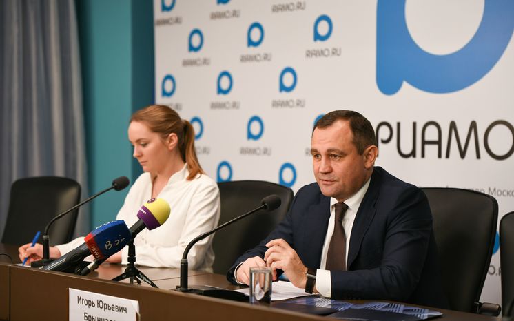 Пресс-конференция председателя Мособлдумы Игоря Брынцалова