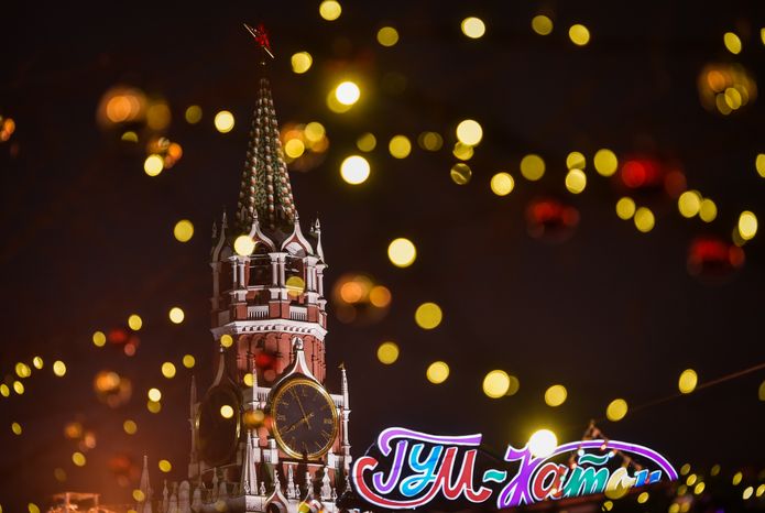 Новогодняя иллюминация в Москве