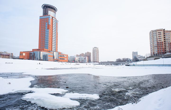 Зимние виды города Щелково