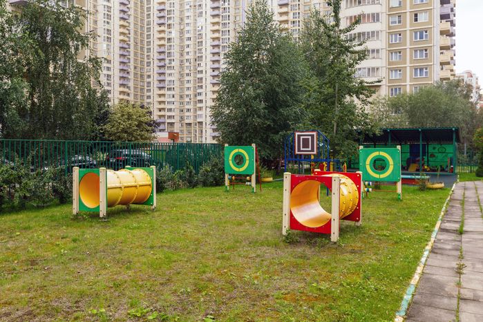 Спортивная площадка в детском саду «Котенок» из Химок