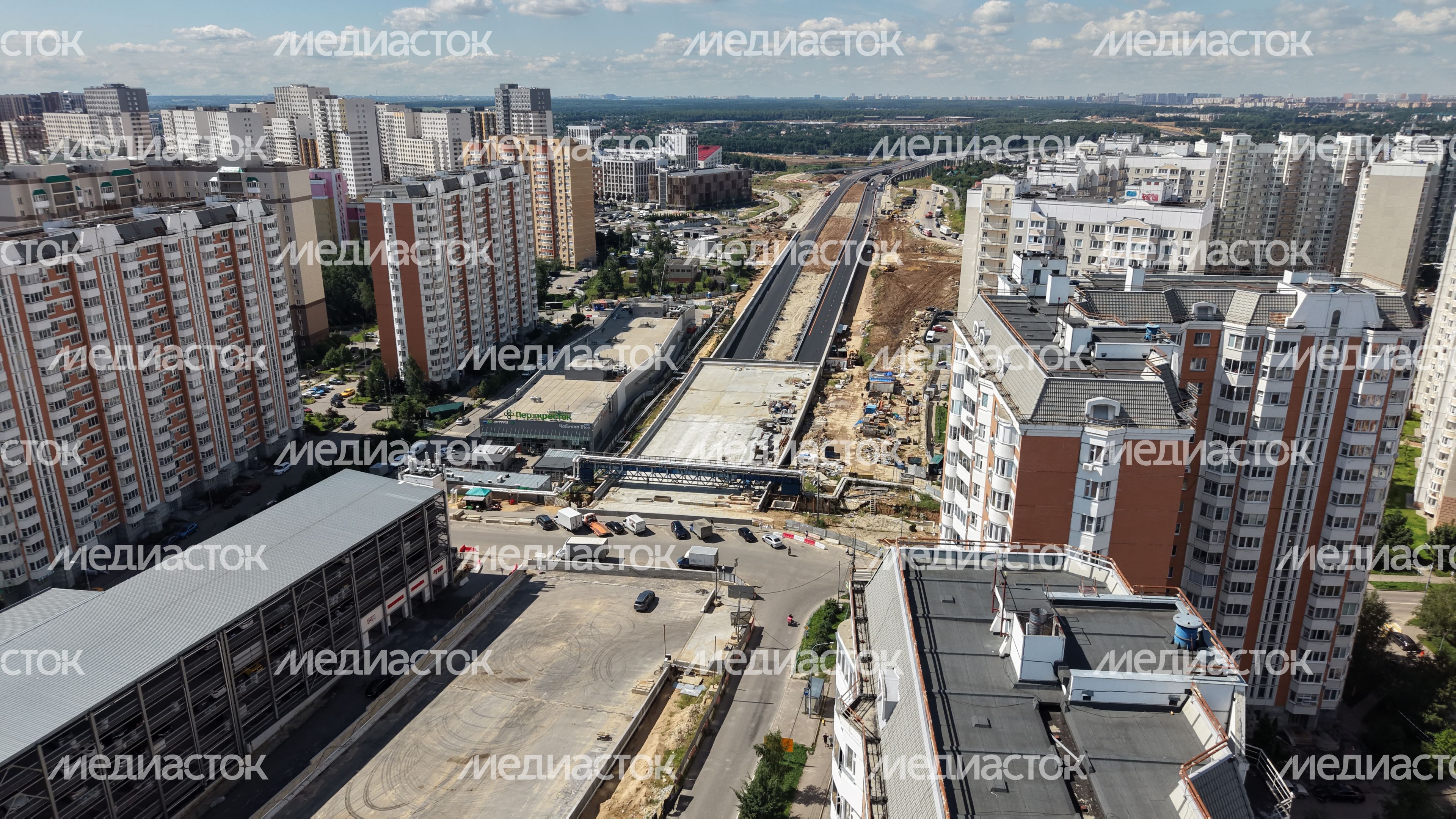 Открытие предпоследнего участка Южно-Лыткаринской автодороги
