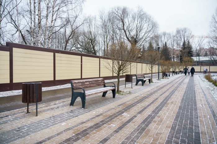 Реутов. Парк «Фабричный пруд». Зима