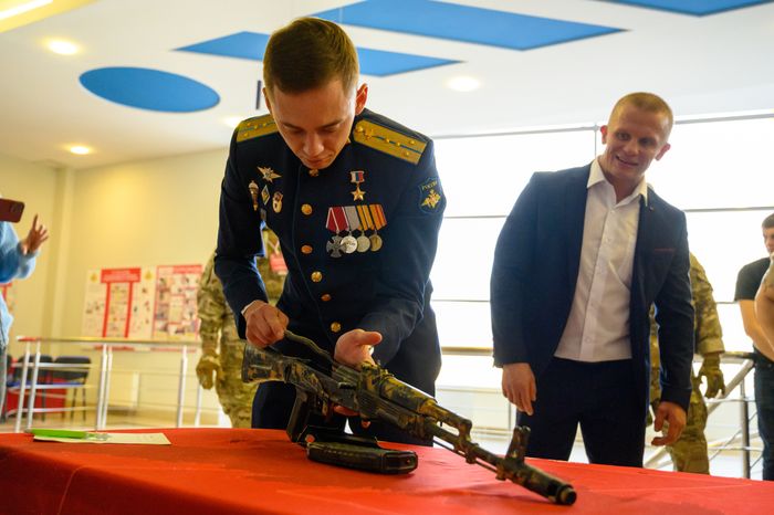 Герой России Илья Споняков на Всероссийских соревнованиях по единоборствам «Герои Отечества»