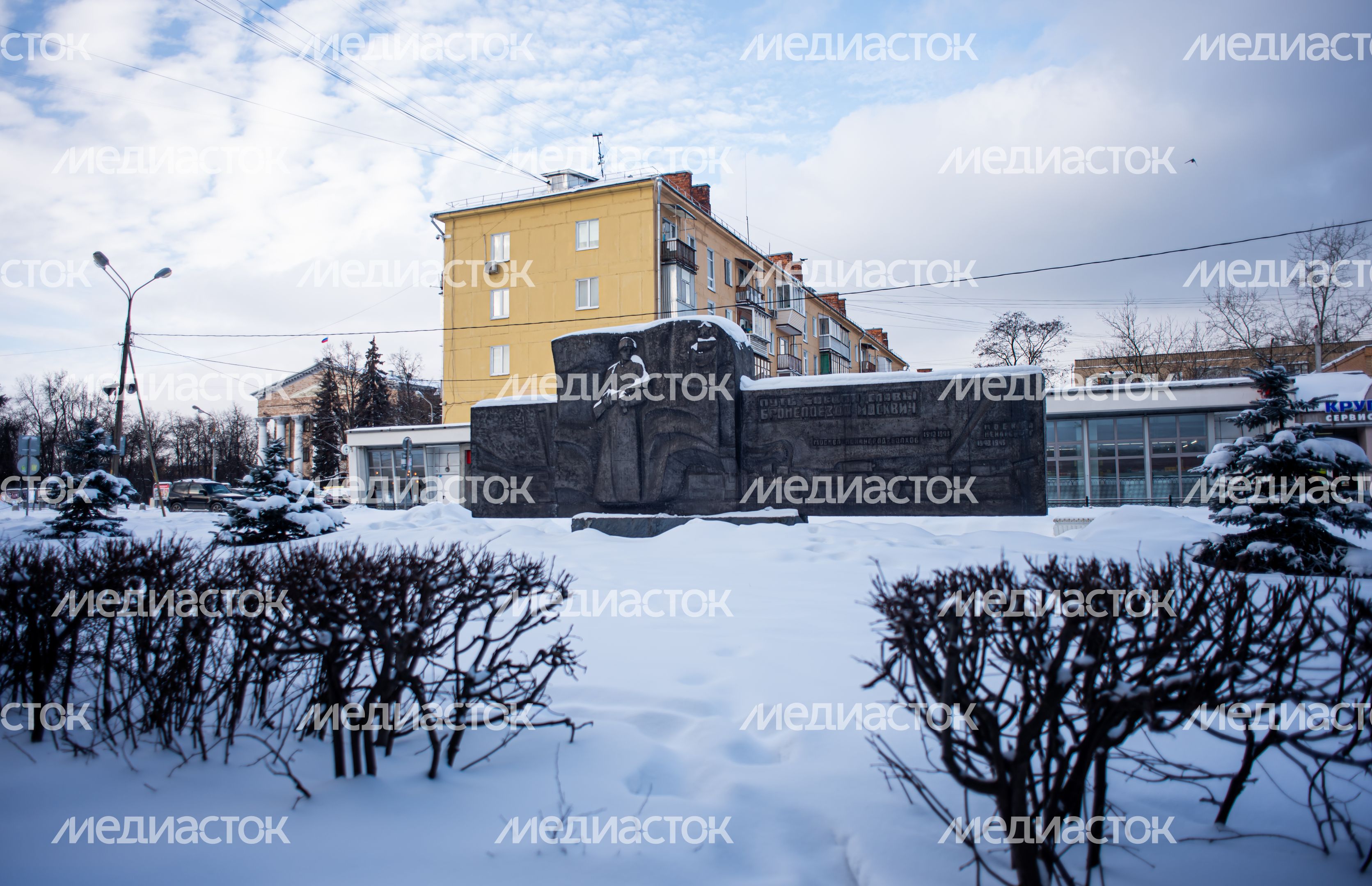 Зимние виды города Жуковский