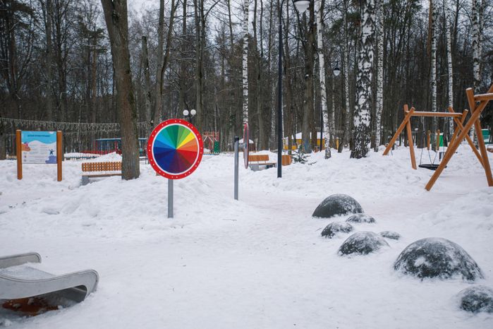 Красногорский городской парк зимой