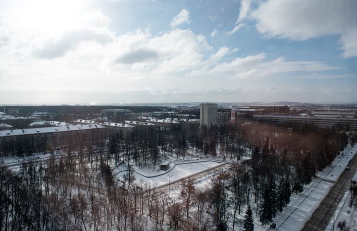 Зимние виды города Жуковский
