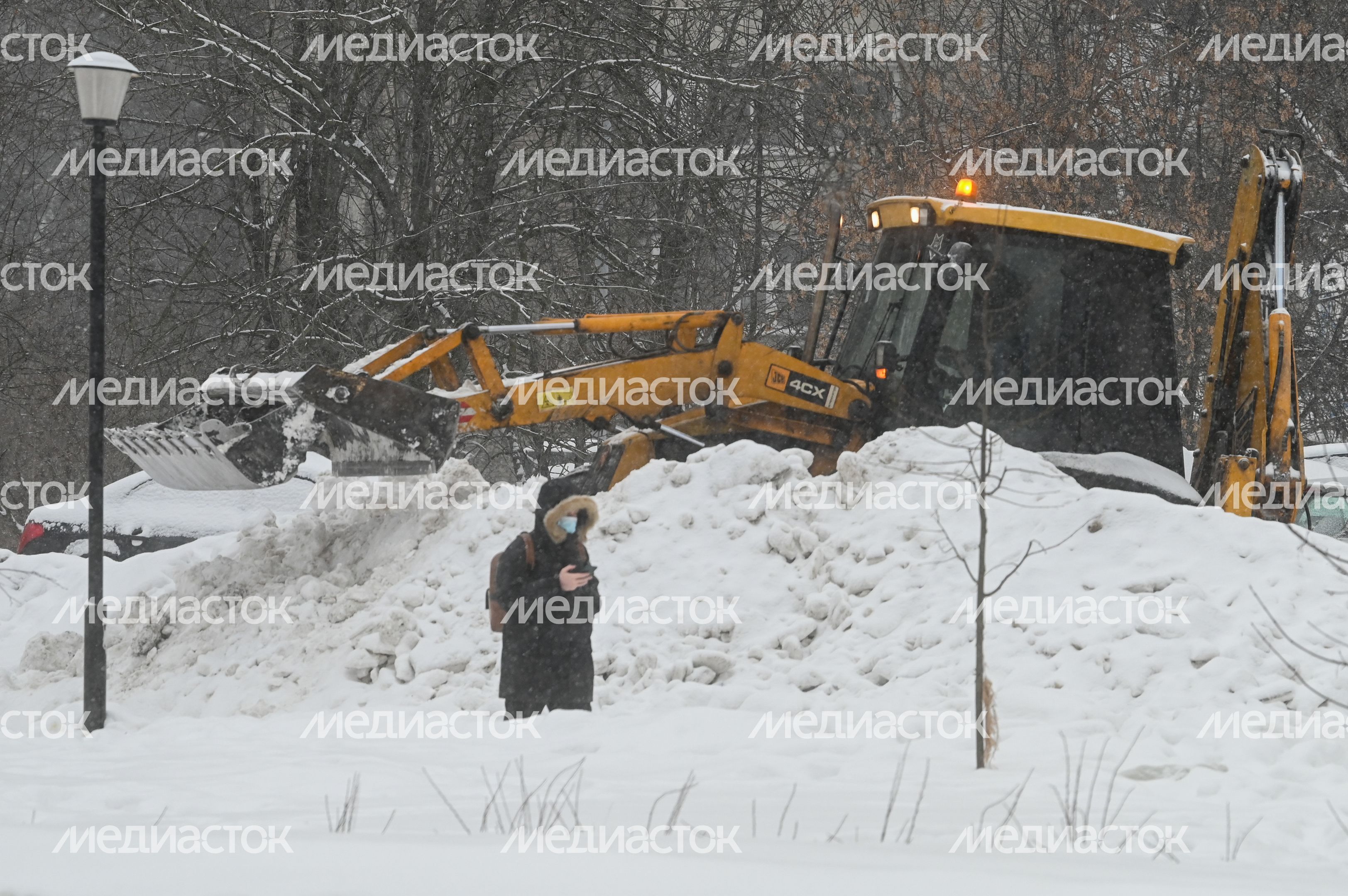 Снегопад в Люберцах