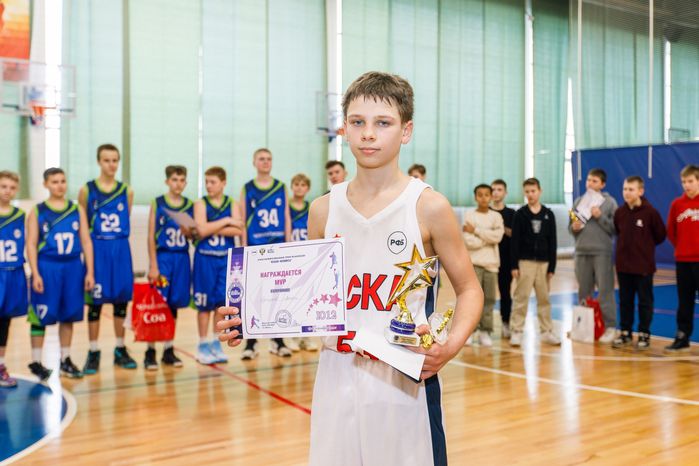 Лучшим MVP турнира в Кубке Феникса стал Гусаров Артем из СШОР «ЦСКА»-1 города Москвы