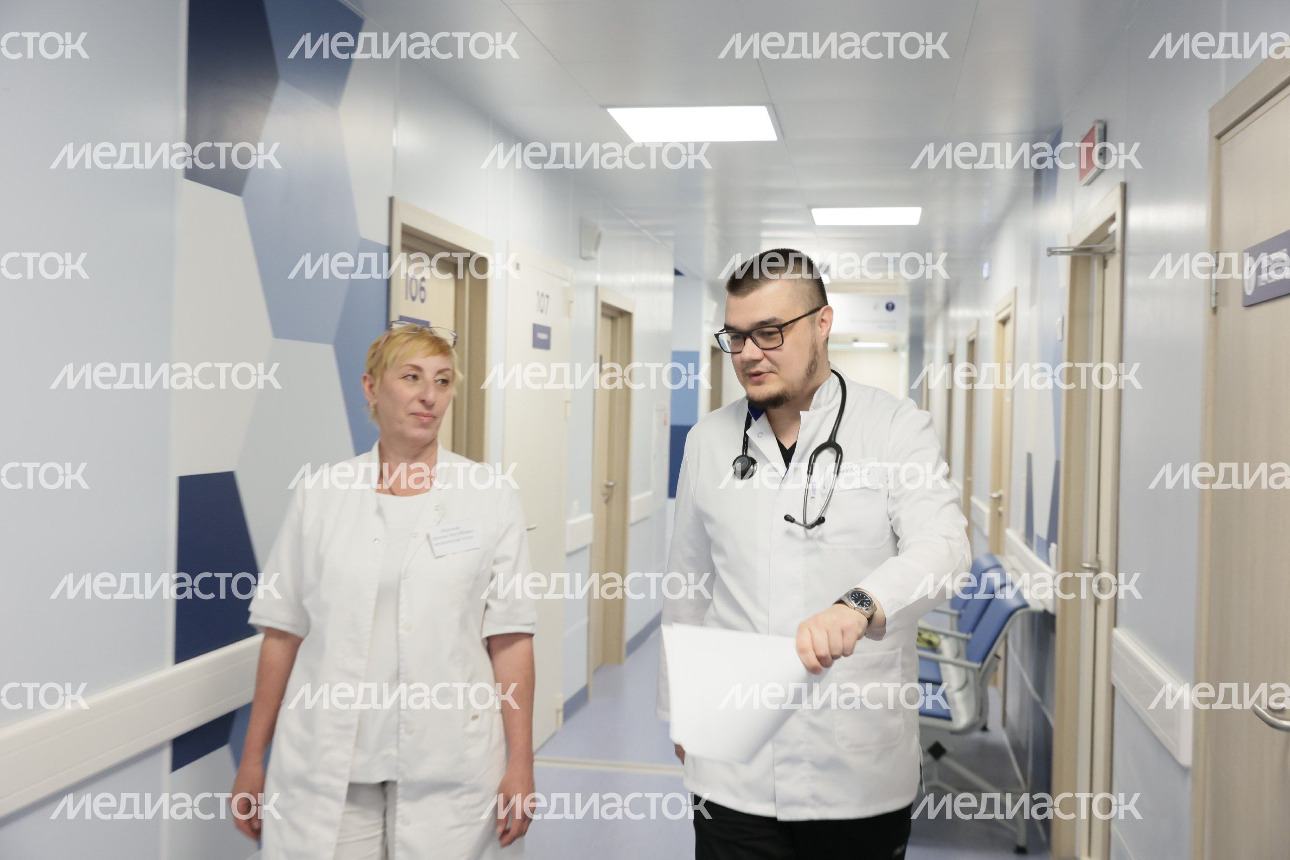 Открытие Губернатором Подмосковья и заместителем министра обороны РФ современного медицинского комплекса