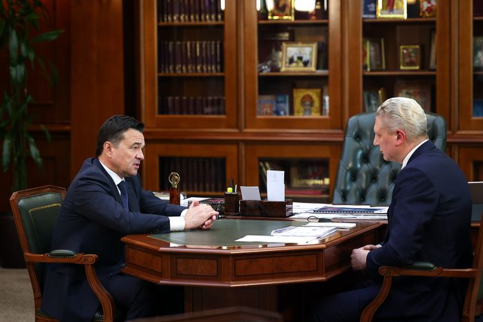Губернатор провел рабочую встречу с главой Одинцовского округа
