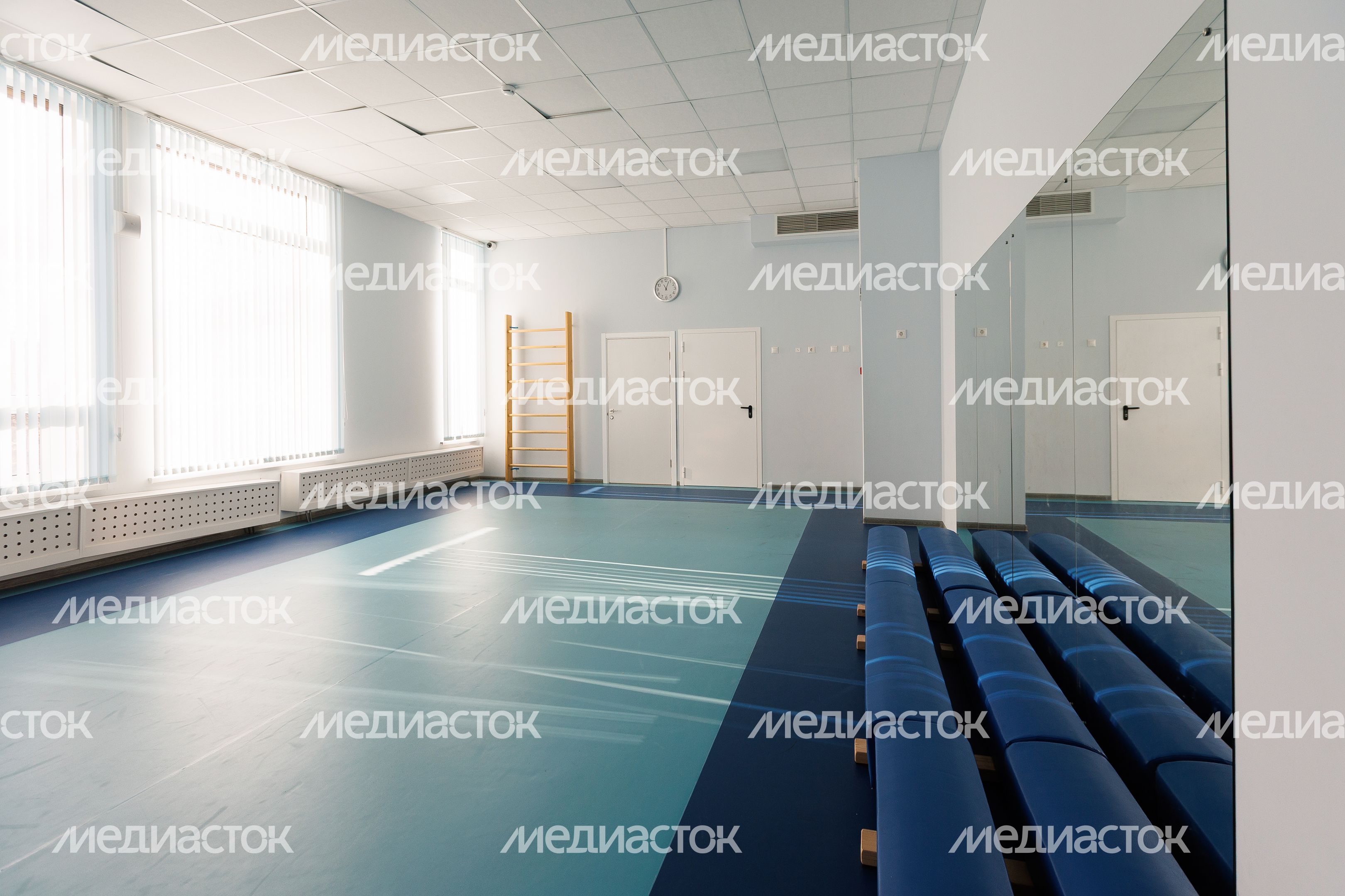 Спортзал нового детского сада «Непоседы» на 155 мест в Долгопрудном Спортзал нового детского сада «Непоседы» на 155 мест в Долгопрудном