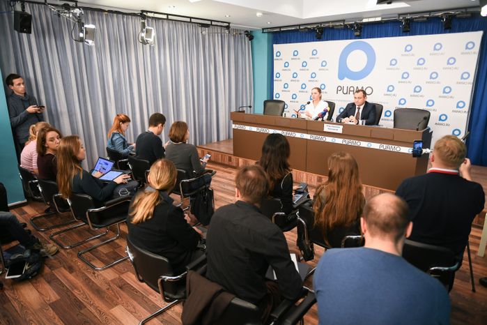 Пресс-конференция председателя Мособлдумы Игоря Брынцалова