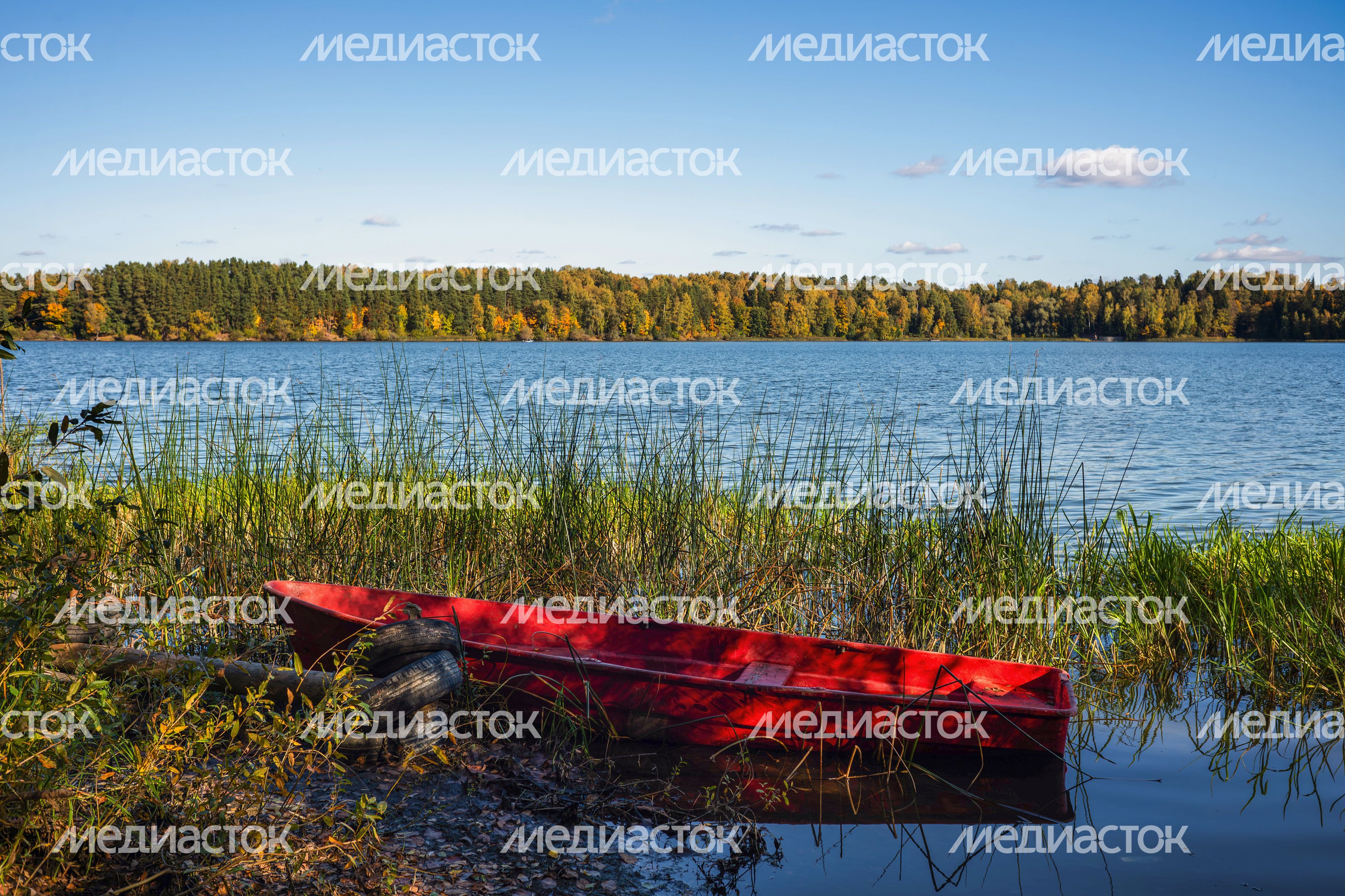Истринское водохранилище осенью Истринское водохранилище осенью
