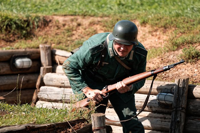 Военно-историческая реконструкция «Огненная дуга» в Одинцовском округе, посвященная Курской битве