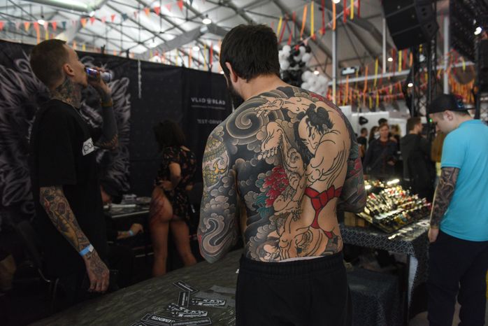 Открытие фестиваля «Russian Tattoo Expo» в Москве