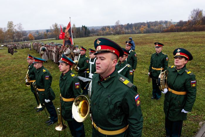Военно-исторический фестиваль «Москва за нами. 1941 год» на Бородинском поле