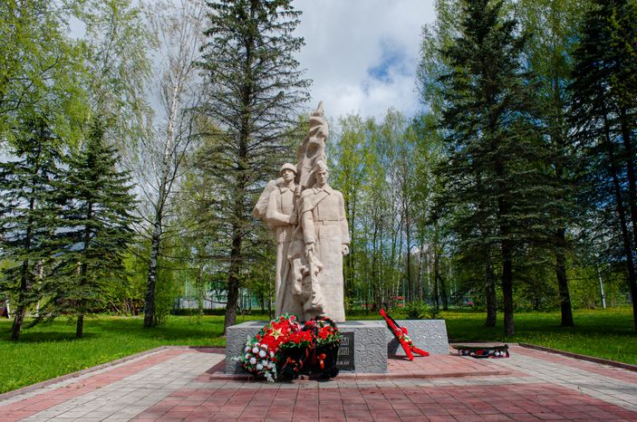 Весенние виды города Хотьково