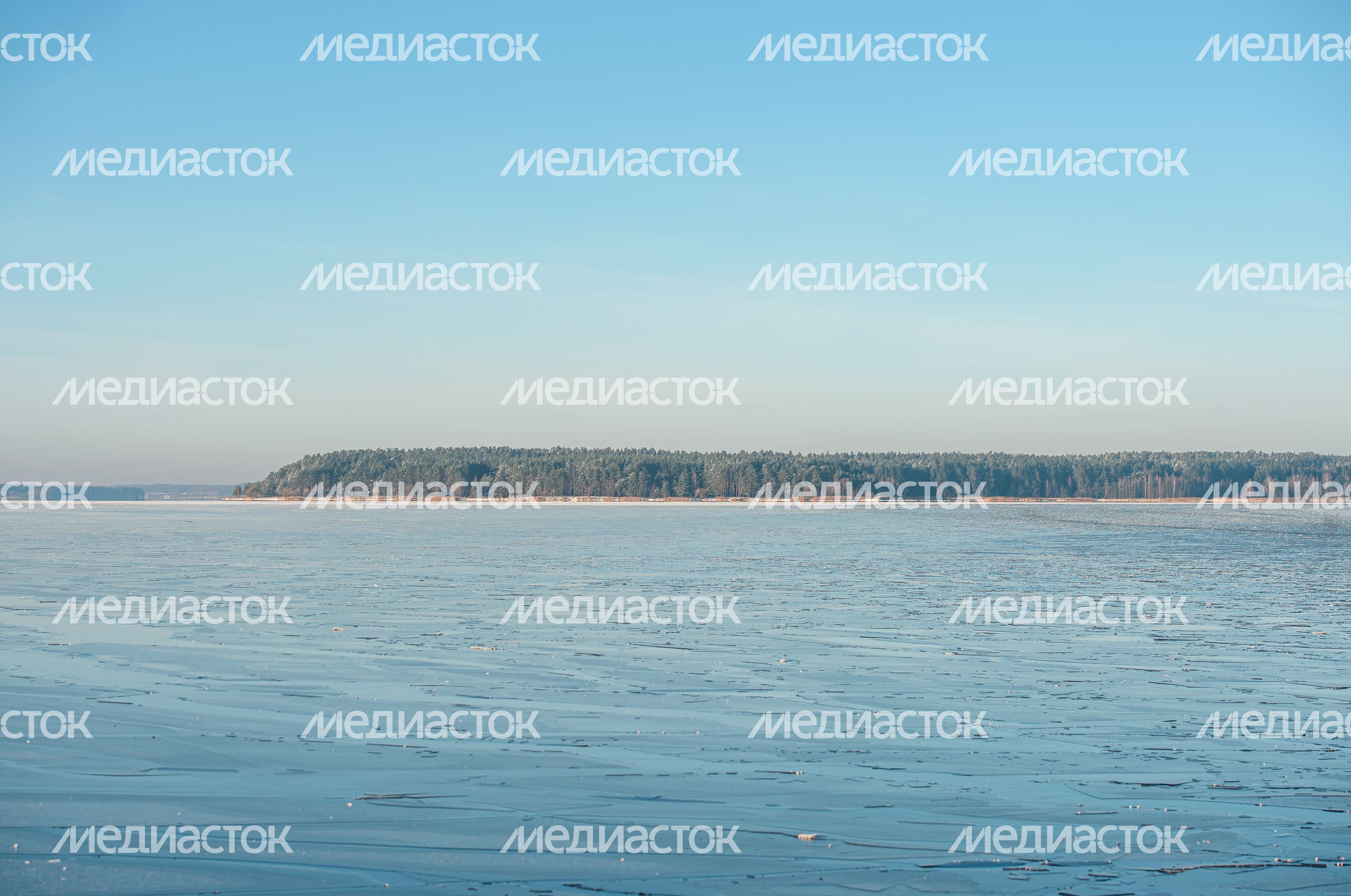 Зимние виды города Калязин