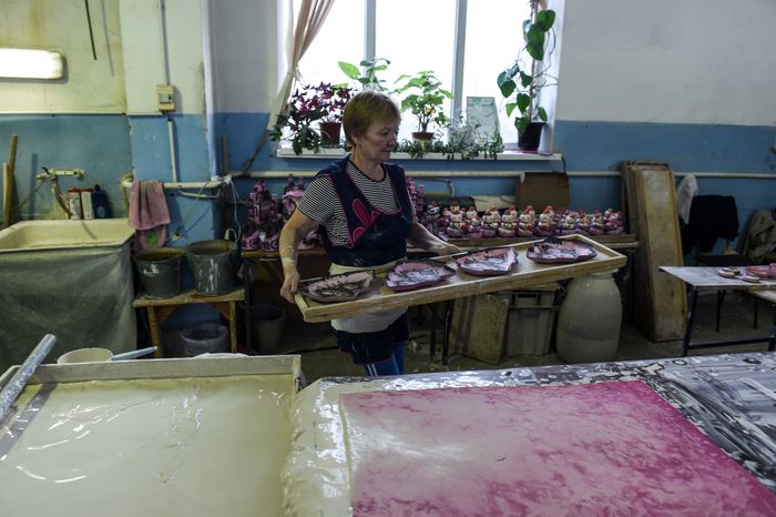 Производство знаменитого Гжельского фарфора