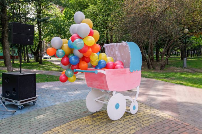 Парад колясок в сквере "Юбилейный" в Химках