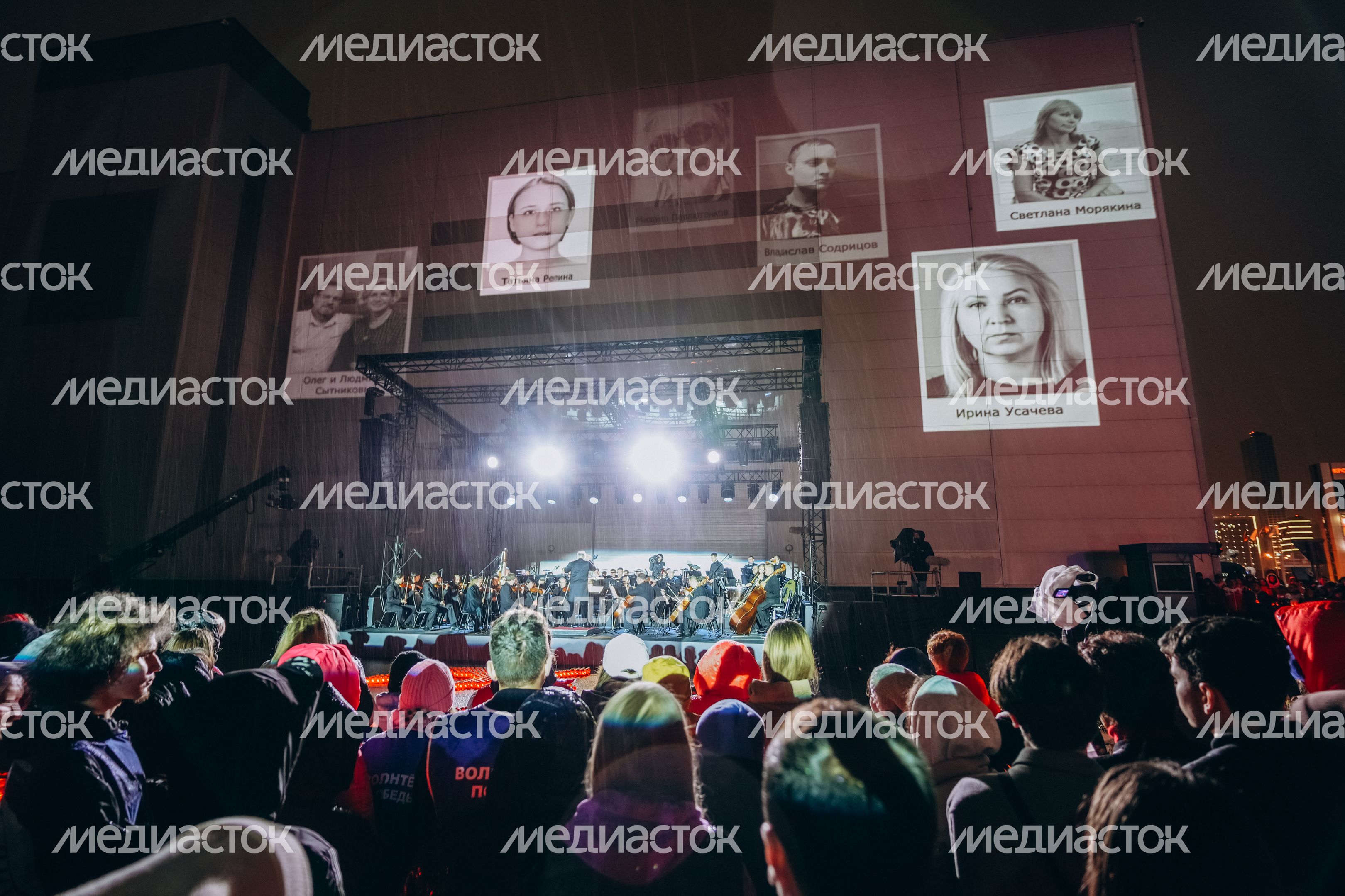 Акция памяти «Журавли» прошла на девятый день после теракта в "Крокус Сити Холле"