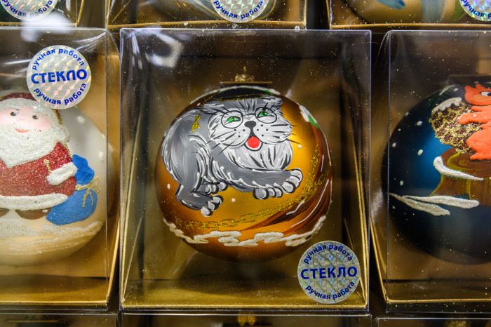 Елочные игрушки ручной работы фабрики «Иней» из Сергиево-Посадского округа