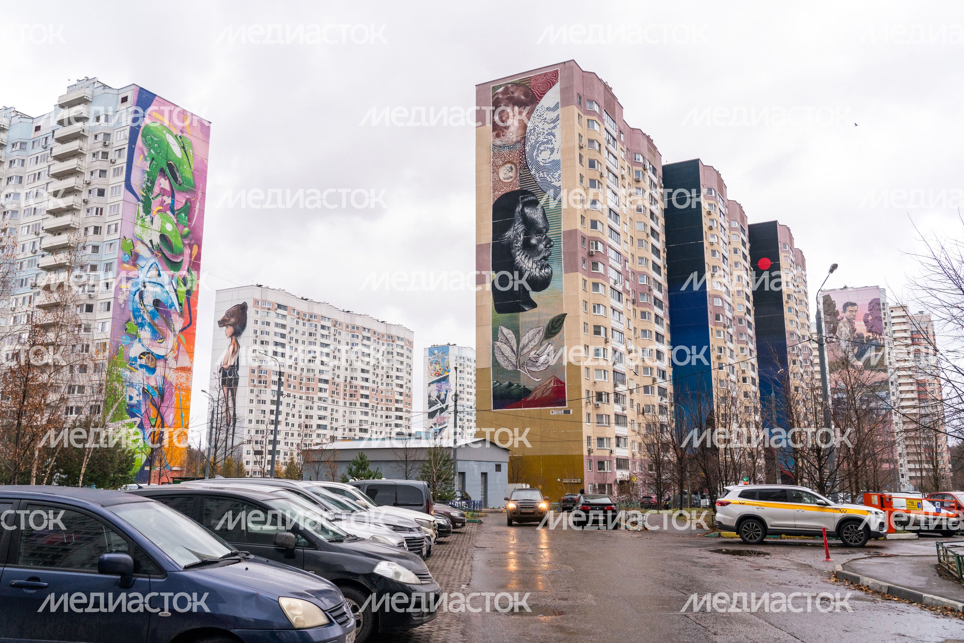 Граффити в Новой Трехгорке в Одинцово Граффити в Новой Трехгорке в Одинцово