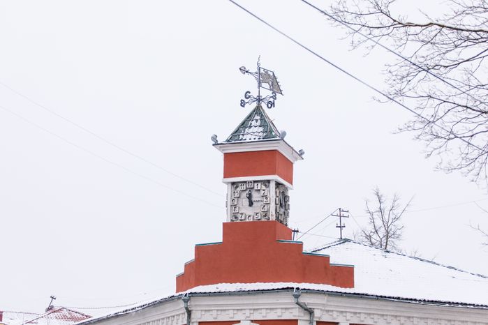 Клин. Виды города. Зима