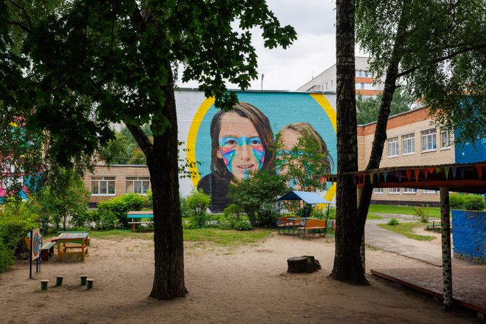 Муралы в Железнодорожном, Балашиха