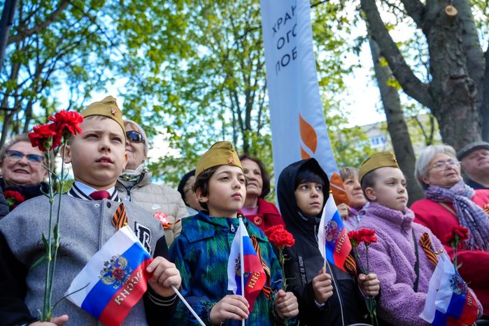 Зажжение Вечного огня в Королеве