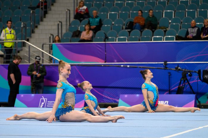 Финал Кубка Гургенидзе по спортивной акробатике в тройках в Одинцово