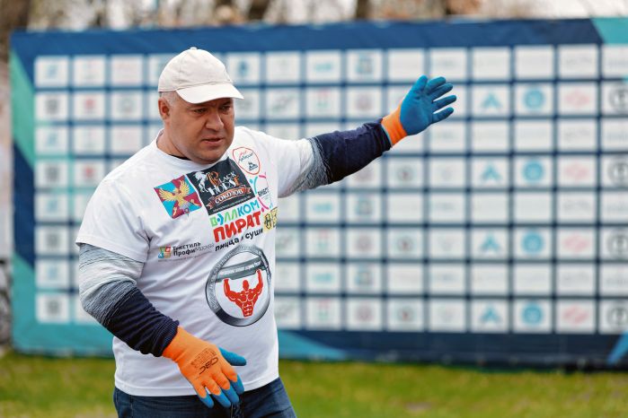 Контрольная тренировка Русского Халка для подготовки к мировому рекорду в Люберцах