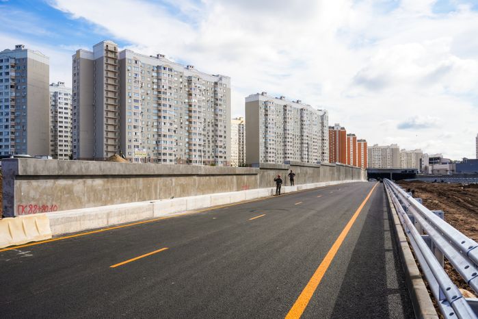 Открытие предпоследнего участка Южно-Лыткаринской автодороги