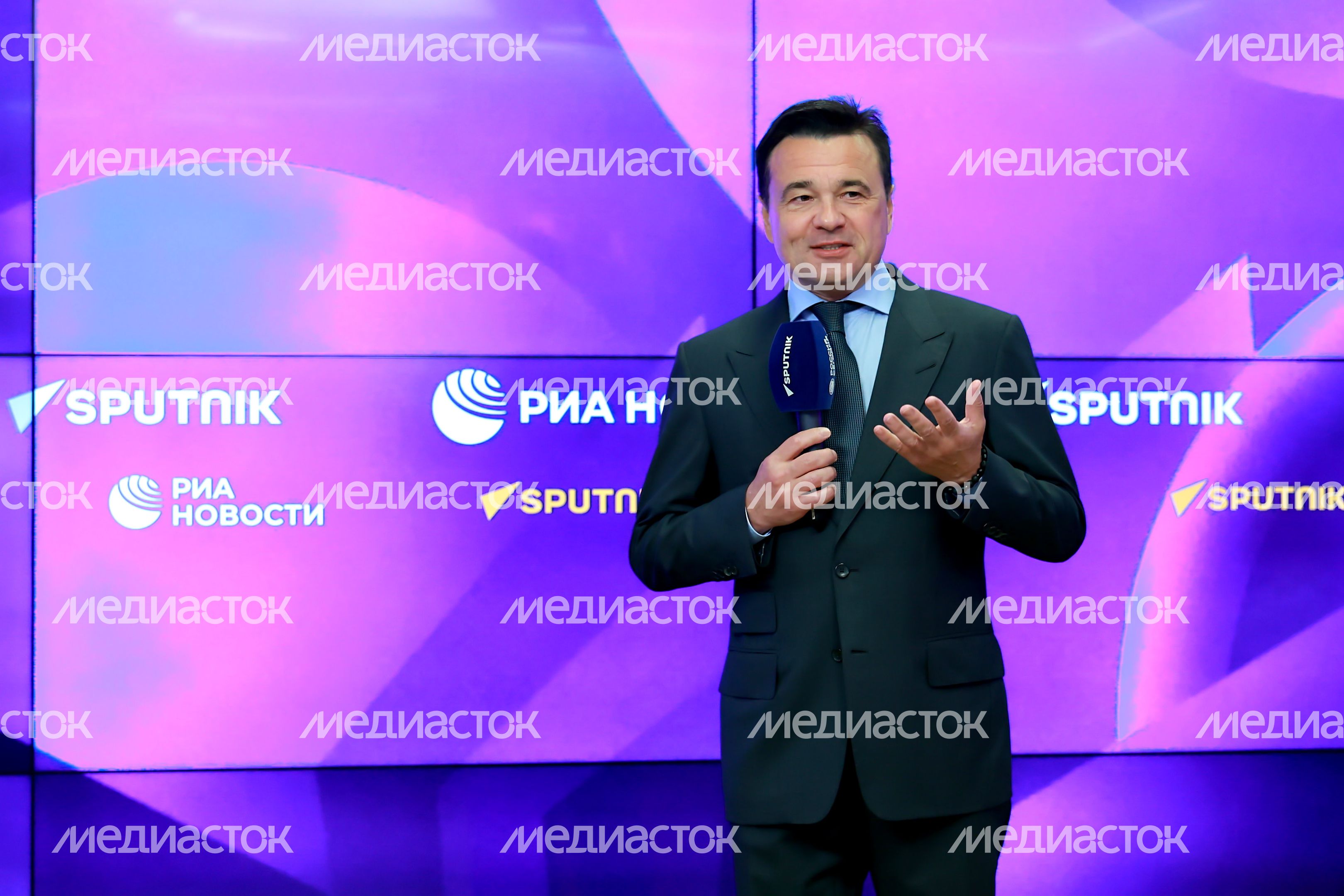Андрей Воробьев вручил Дмитрию Киселеву Орден «За заслуги перед Московской областью» I степени