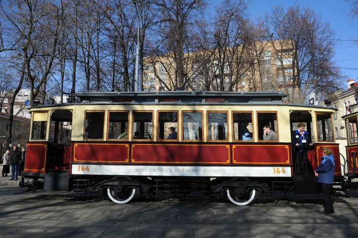 Парад трамваев в Москве