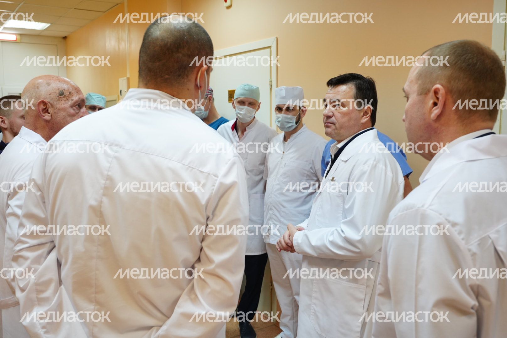Посещение Губернатором Подмосковья Воскресенской областной больницы