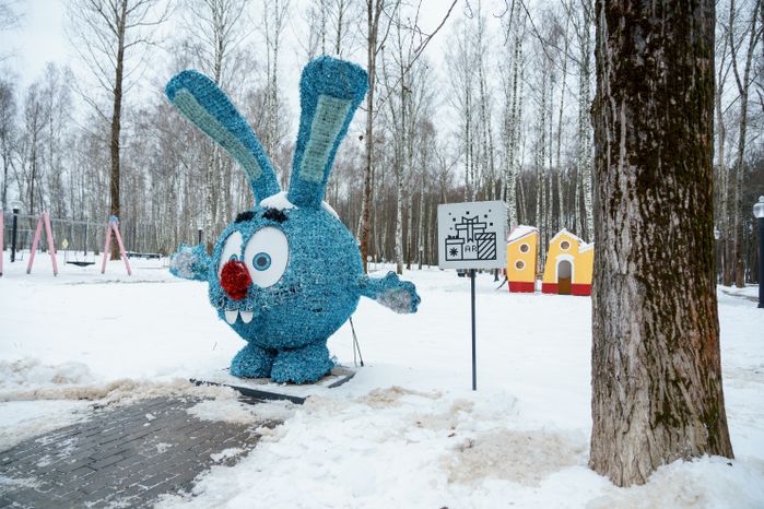 Кашира. Городской парк. Зима