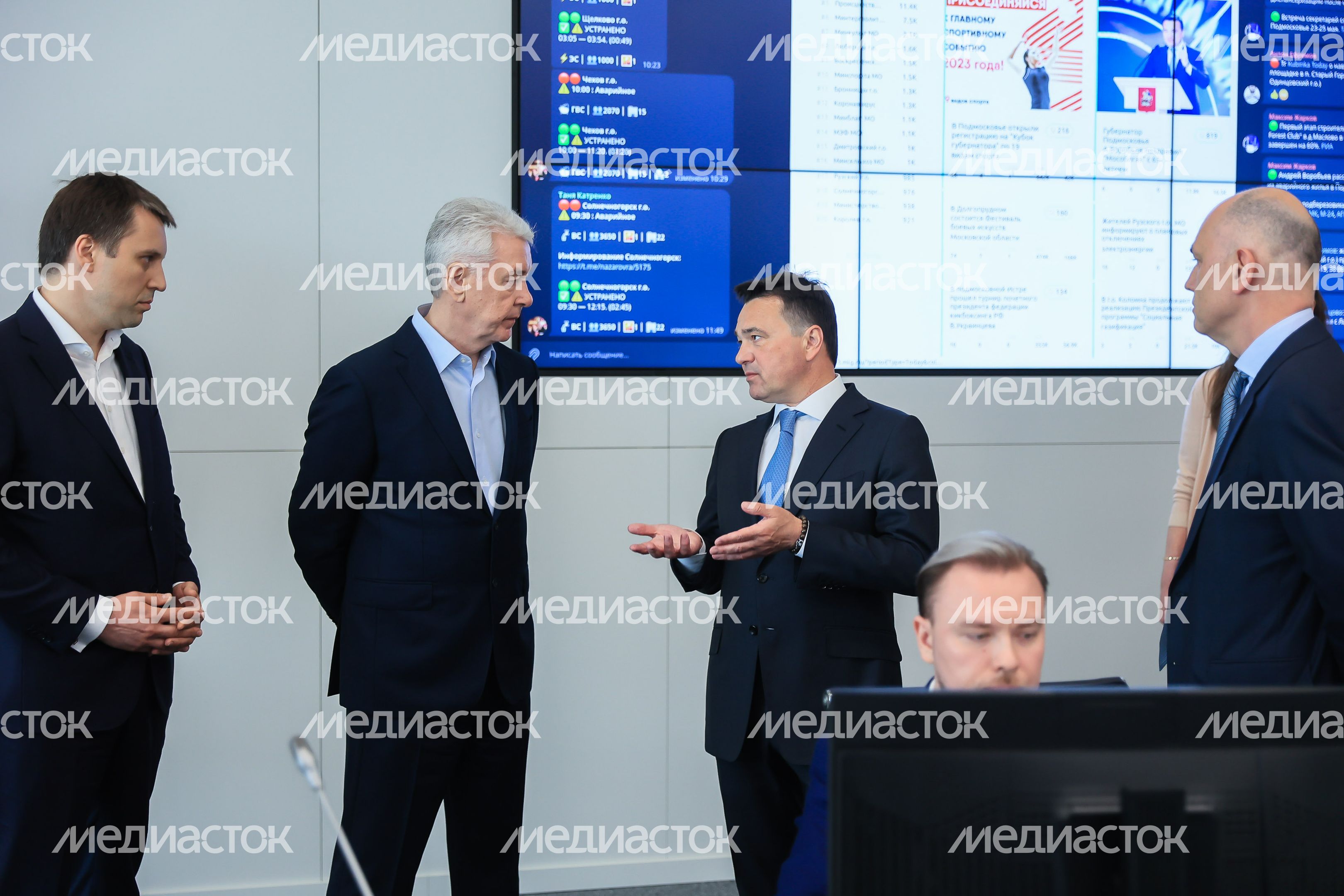 Встреча Губернатора Подмосковья с Мэром Москвы