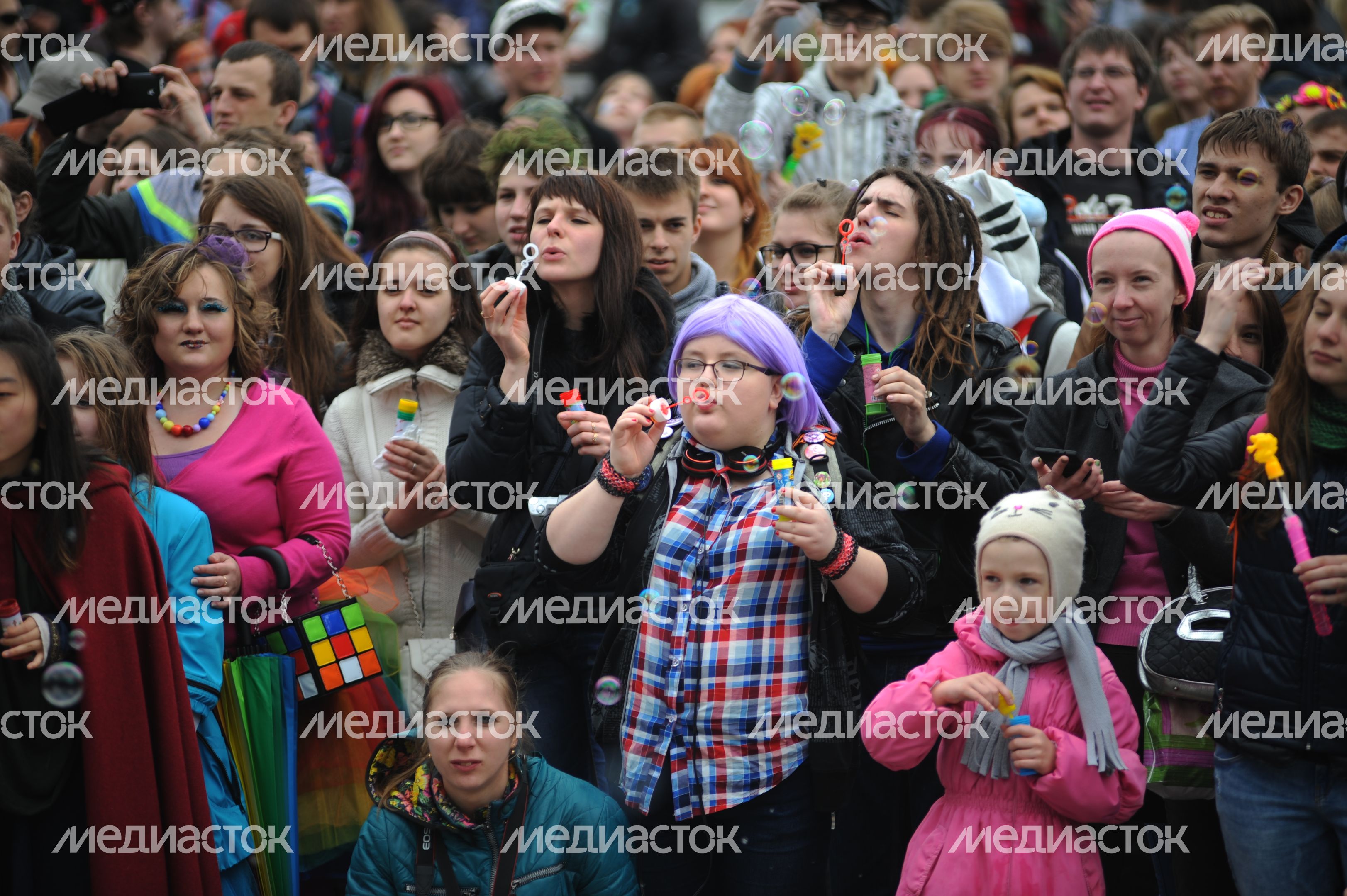 Парад мыльных пузырей «Дримфлеш» в Москве