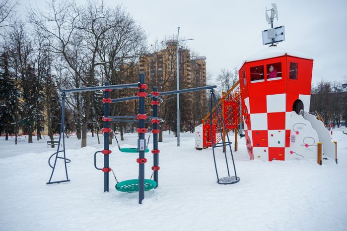 Научная детская площадка в Цаговском сквере (28 квартал) в Жуковском