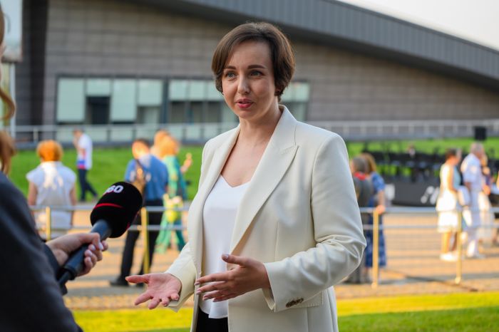 Директор историко-художественного музея «Новый Иерусалим» Анна Антипенко на открытии фестиваля