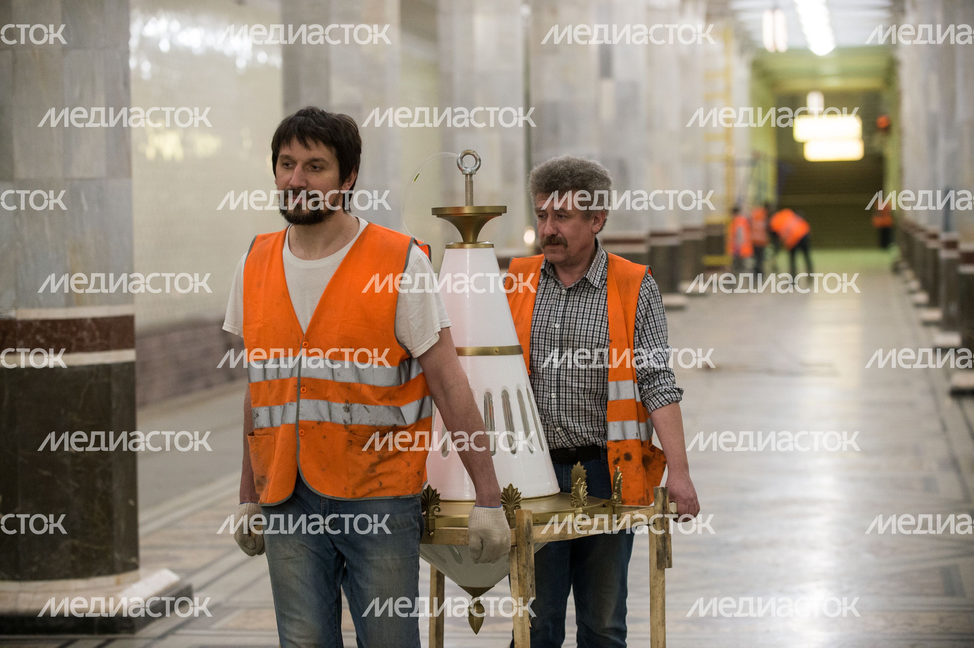 Реставрация станции метро «Киевская» в Москве