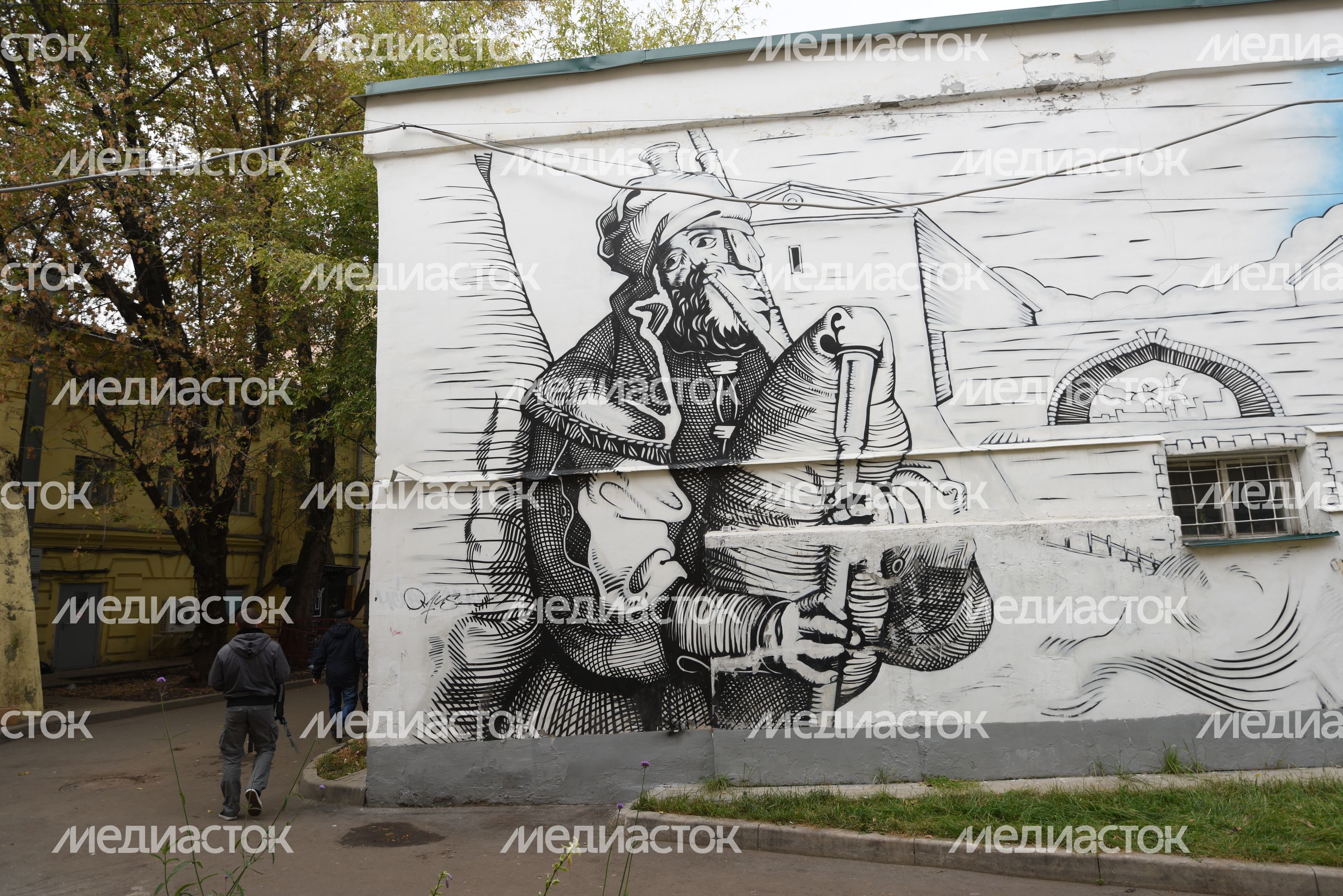 Граффити на улицах Москвы