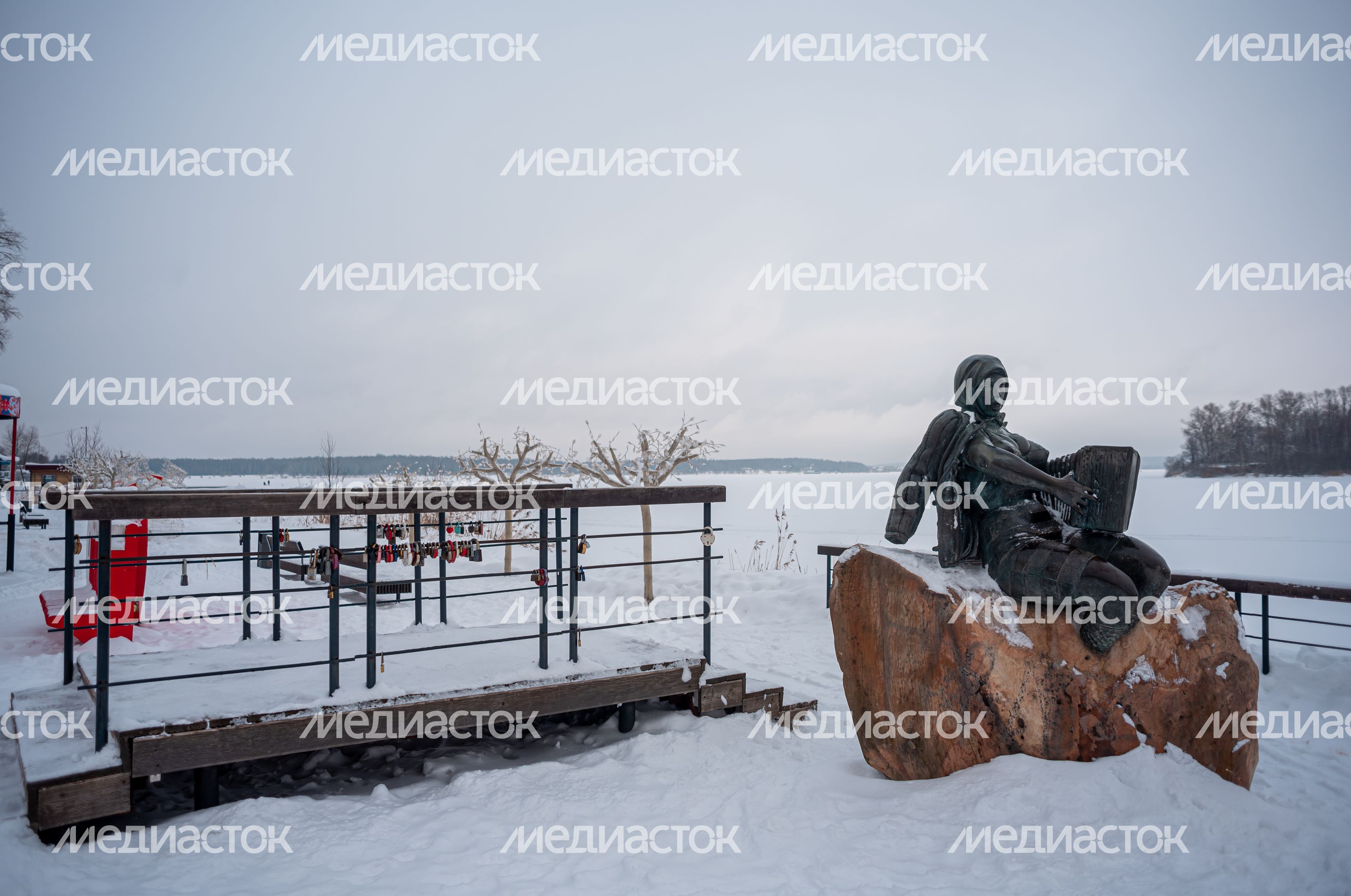 Зимние виды города Солнечногорск