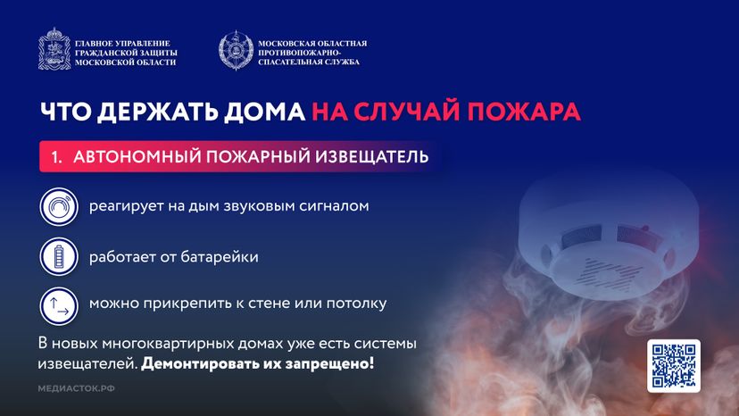 Что держать дома на случай пожара горизонталь 01